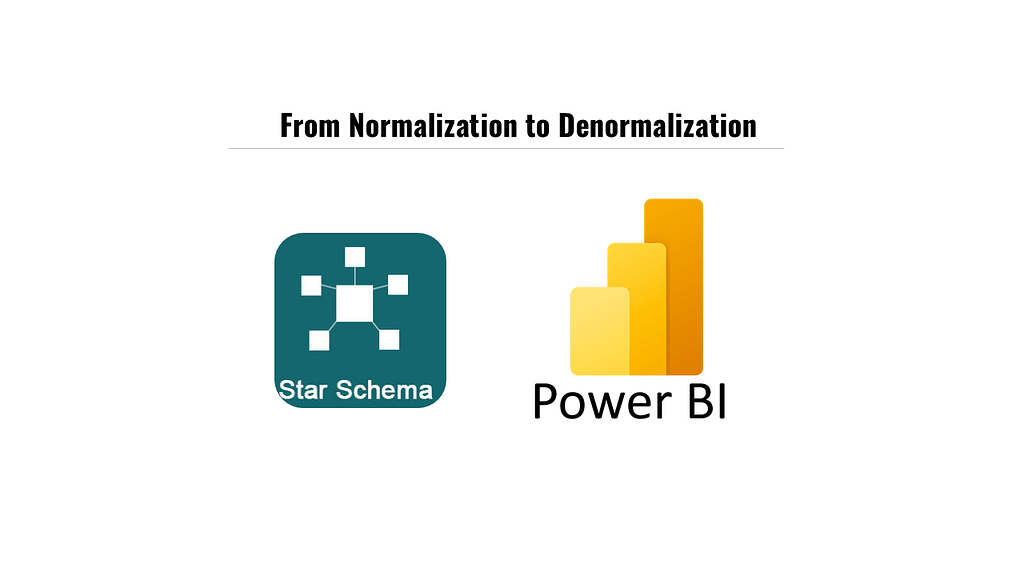 From Normalization to Denormalization in Power BI. Star Schema.
